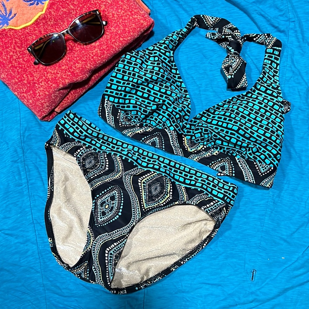 New! Two Piece Haltered & Wired Bikini